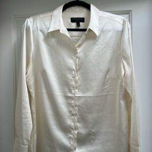 Banana Republic Satin Button Down